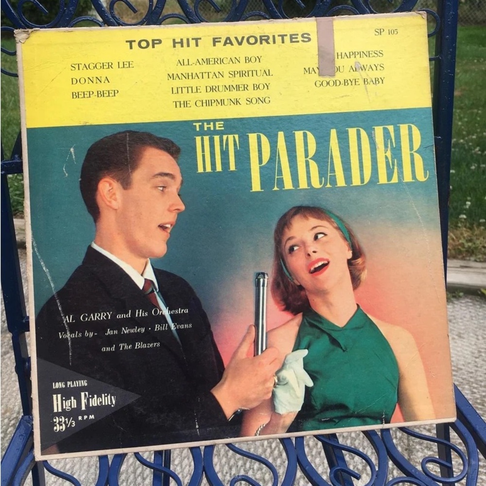 1958 Hit Parader vinyl record